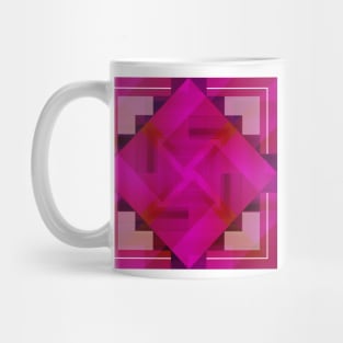 Fuchsia Shapes and Patterns Mug